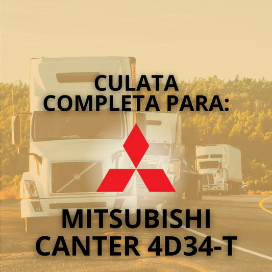 Culata Nueva Completa - Mitsubishi Canter 4D34-T